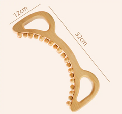 Birch Wood Anti-Cellulite Massage Roller Kit