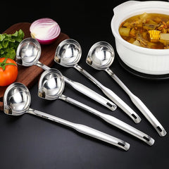 Stainless Steel Grease-Filtering Spoon
