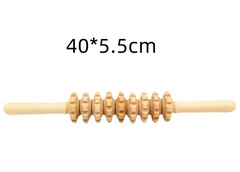 Birch Wood Anti-Cellulite Massage Roller Kit