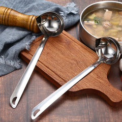 Stainless Steel Grease-Filtering Spoon