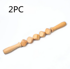 Birch Wood Anti-Cellulite Massage Roller Kit
